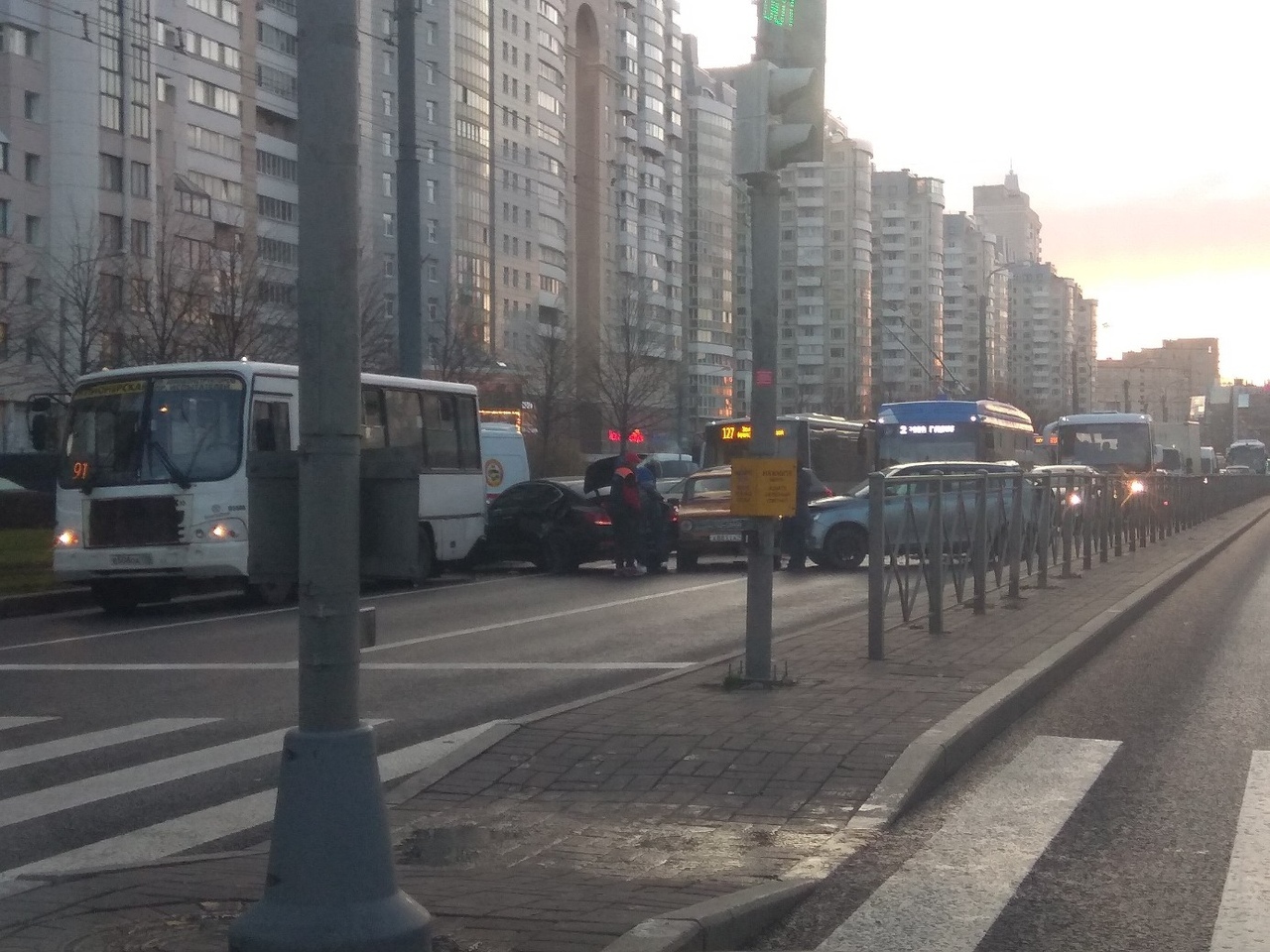 ДТП на Комендантском проспекте